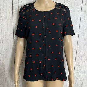 NWT Essentiel Antwerp Heart Blouse